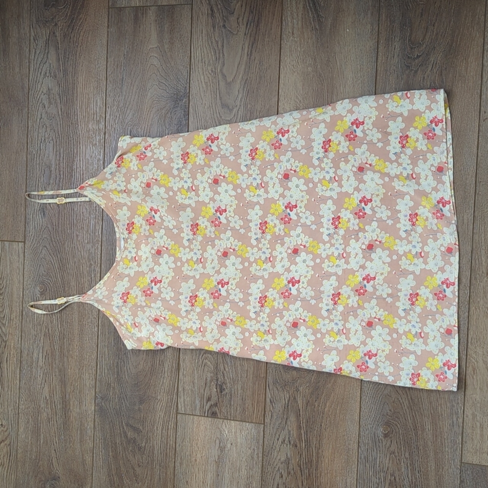 <SOLD> Acacia swimwear 100% silk dress cherry blossom